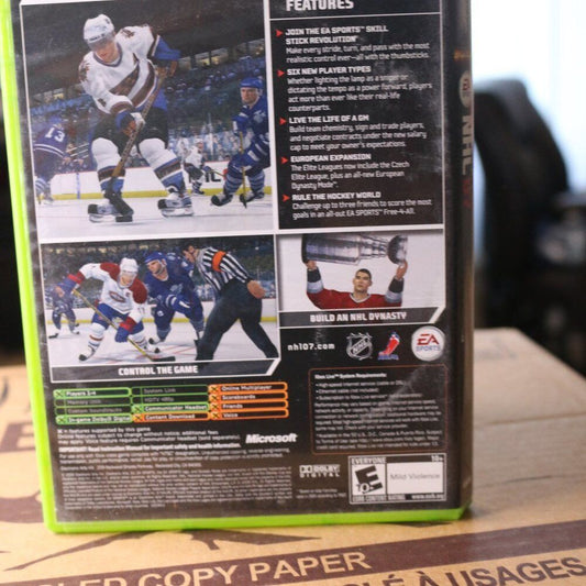 Xbox Nhl 07 Vide Game For The First Generation Of Xbox Console