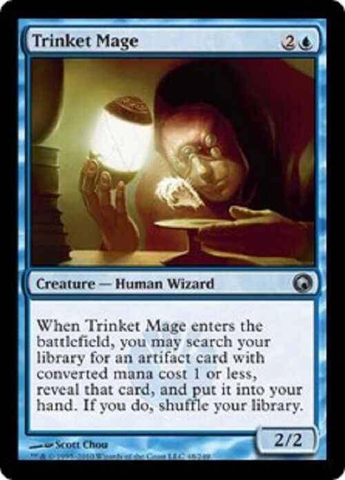 MTG MTG 1x Trinket Mage Scars of Mirrodin card Magic The Gathering NM