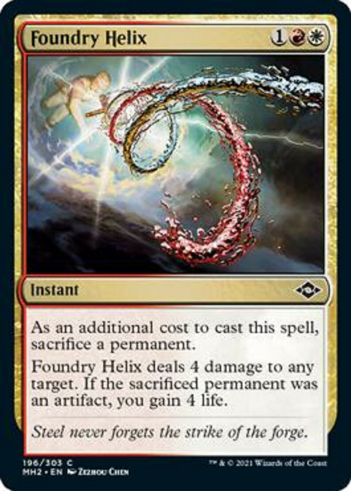 horizon mtg cards MTG MTG 4x Foundry Helix Modern Horizons 2 card Magic Gathering –  Omniphustoys