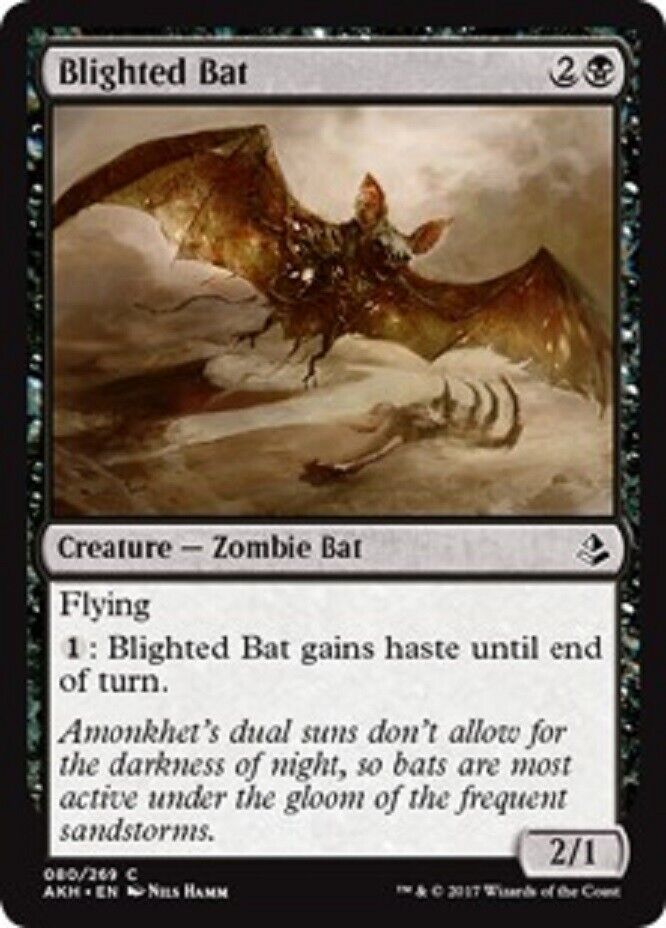 MTG MTG 4x Blighted Bat Amonkhet cards Magic The Gathering – Omniphustoys