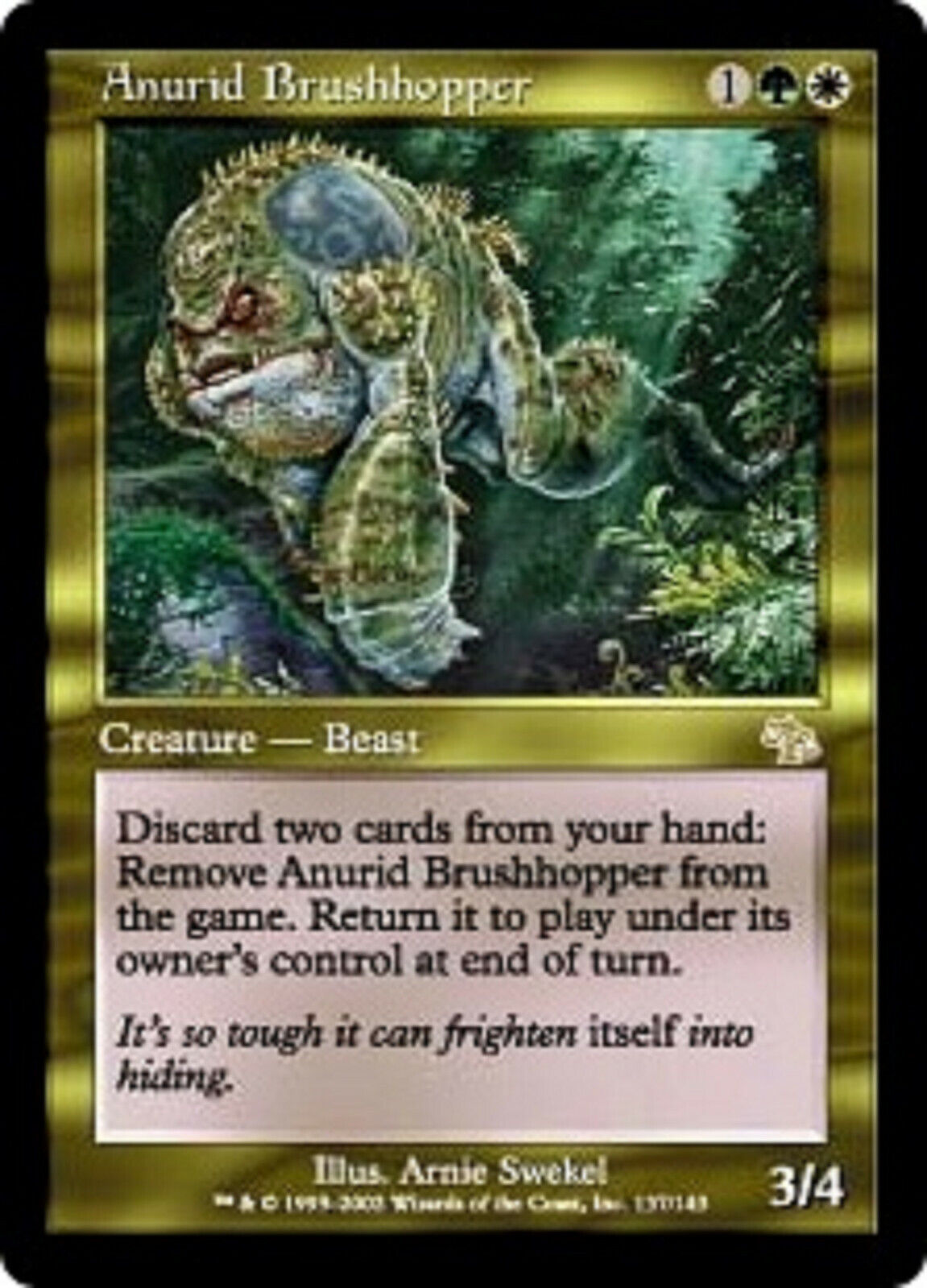 MTG 1x Anurid Brushhopper Judgment card MTG Magic the Gathering