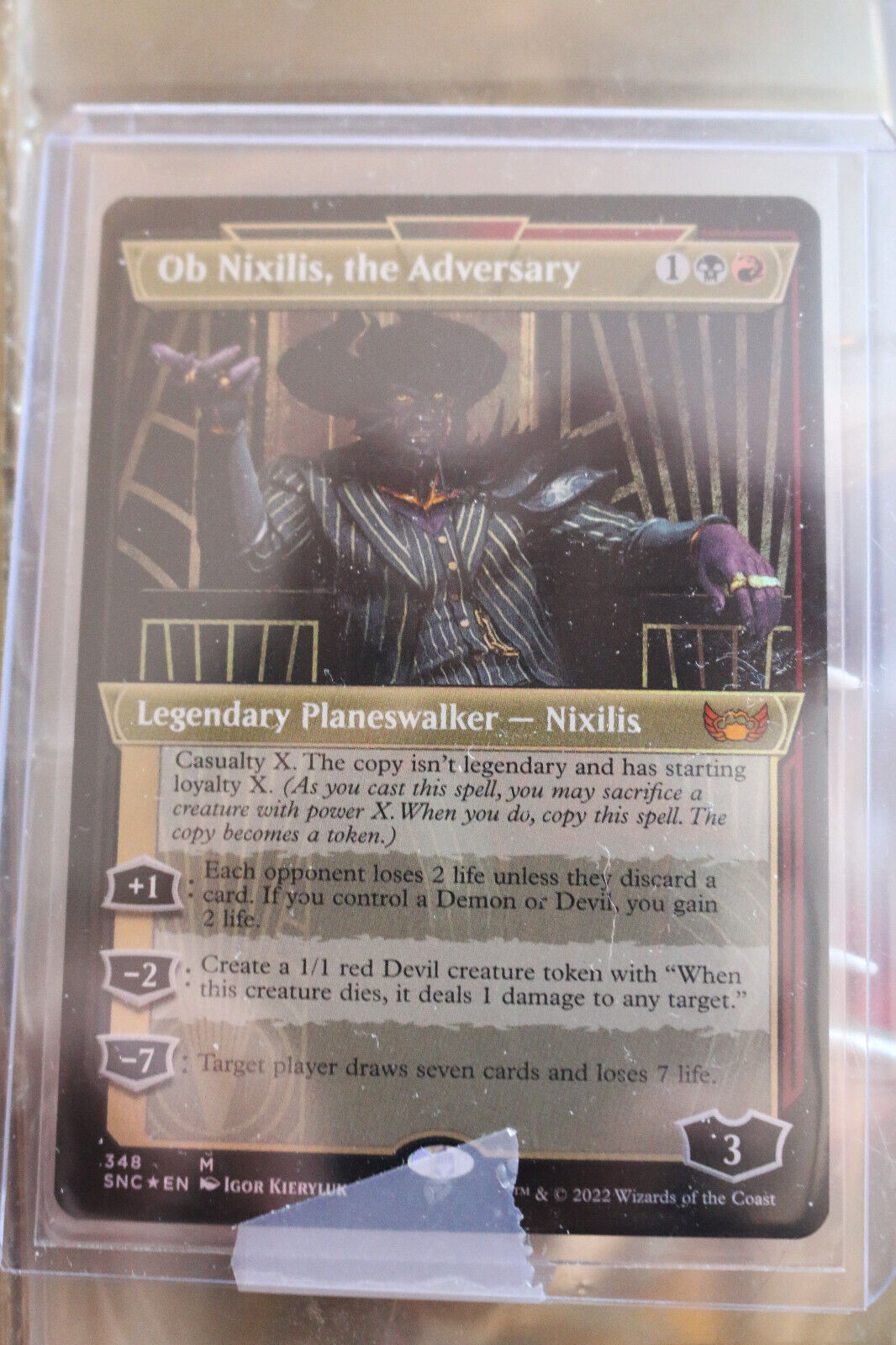 MTG MTG x1 Ob Nixilis, the Adversary Showcase Streets of New