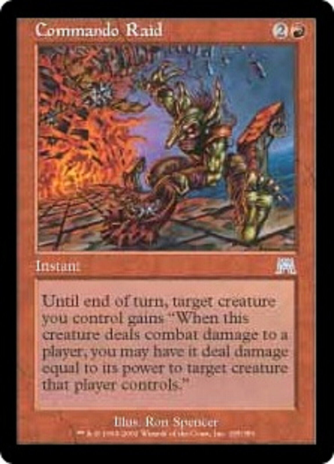 MTG 1x Commando Raid Onslaught Magic the Gathering card Uncommun MTG
