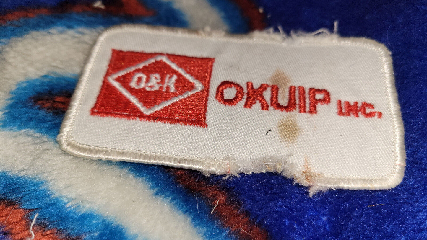 Vintage Shoulder Patche Souvenir D&H Okuip Inc,