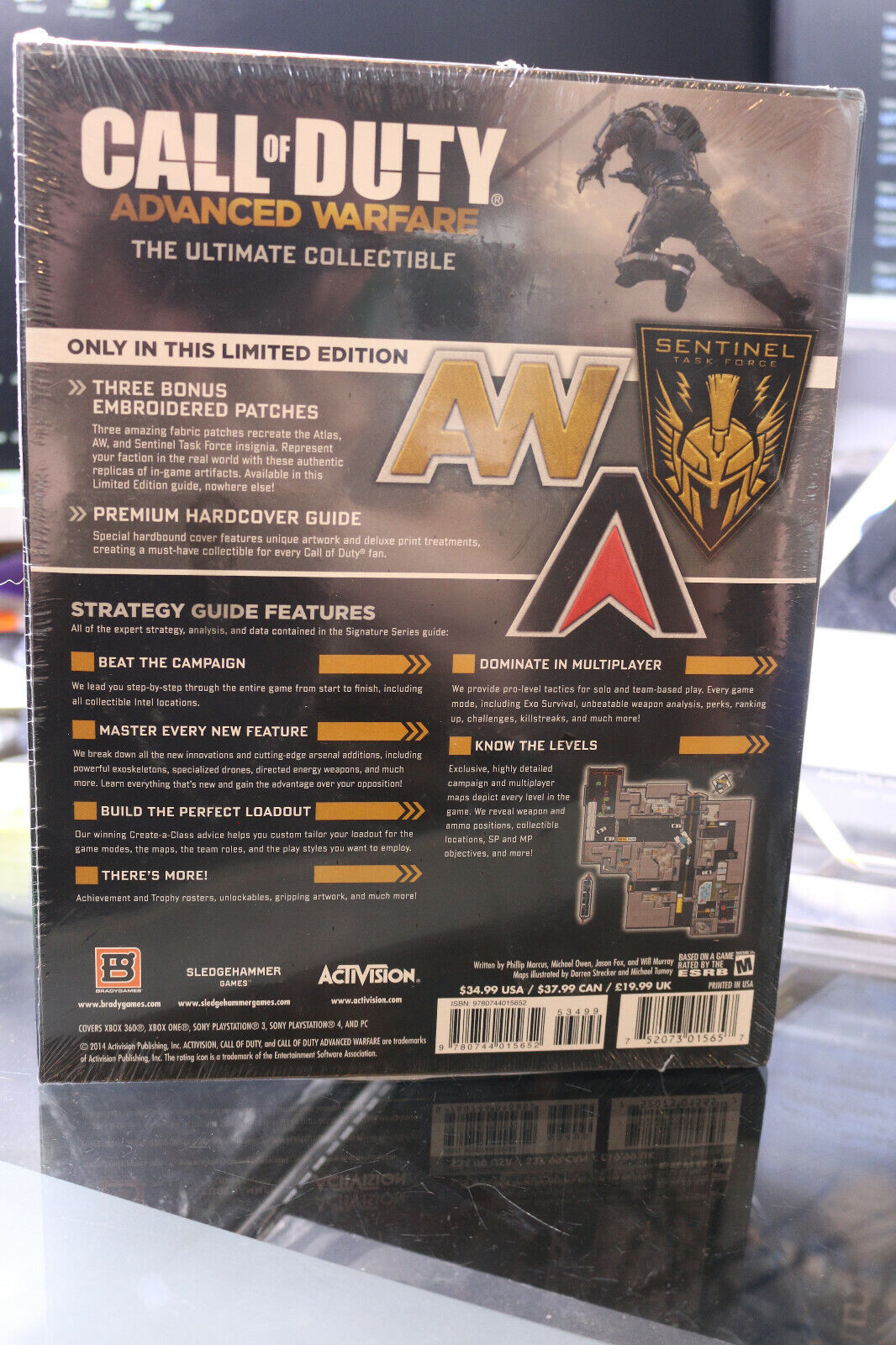 Call Of Duty Advanced Warfare Limited Edition Strategy Guide Hard Cover Book