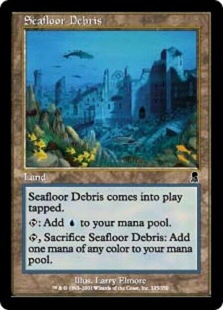 MTG 1x Seafloor Debris Odyssey card MTG Magic the Gathering