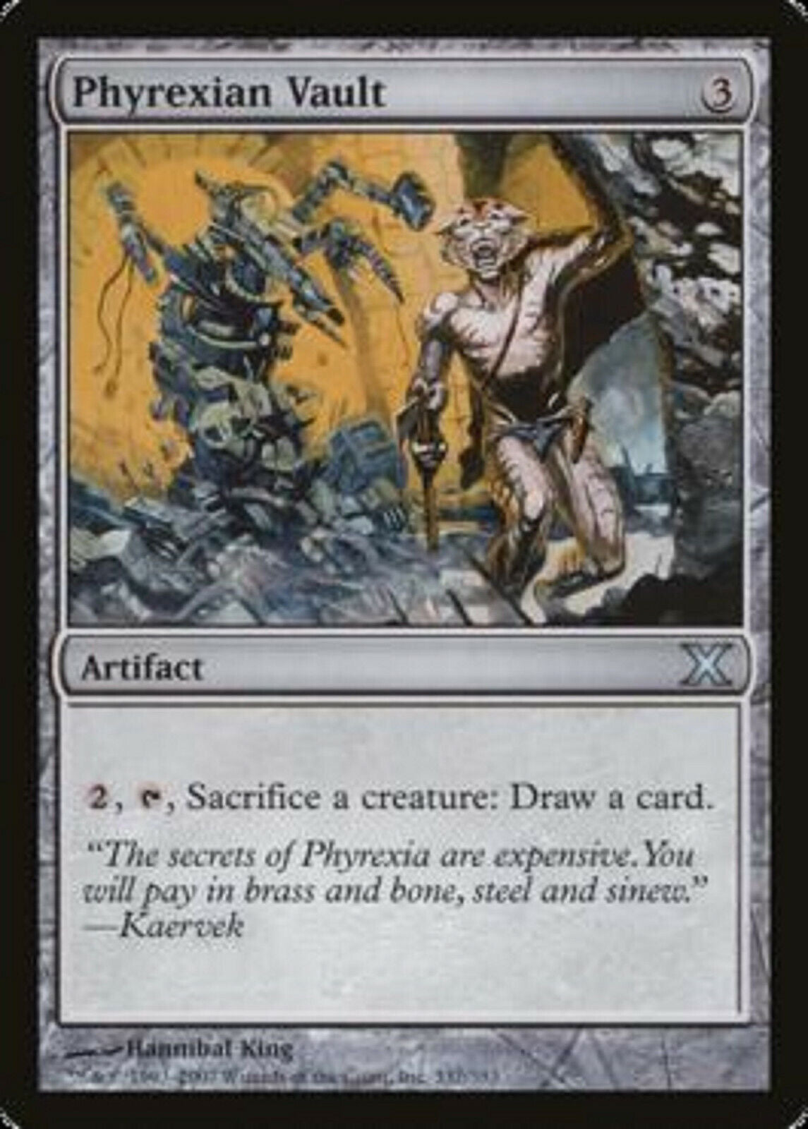 MTG MTG 1x Phyrexian Vault Tenth Edition Magic the Gathering card