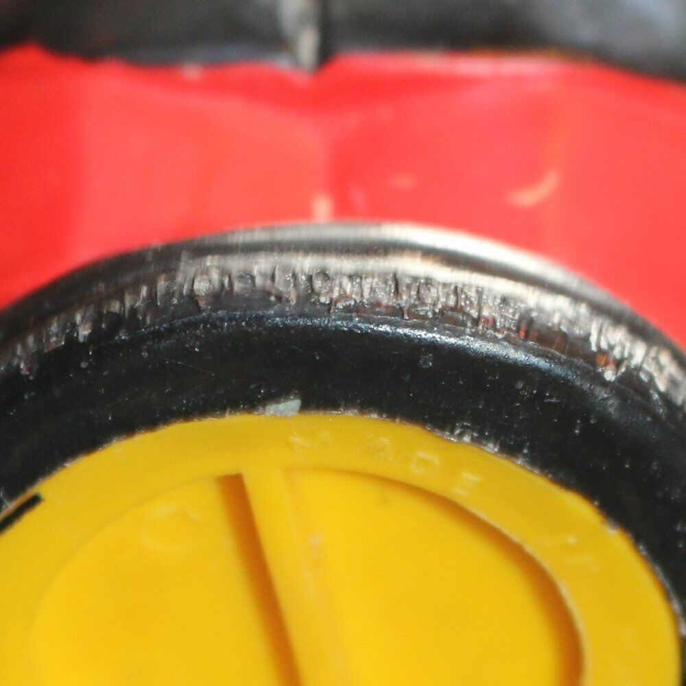 Vintage Mickey Mouse Bank Standing Figure Plastic Walt Disney Productions Korea