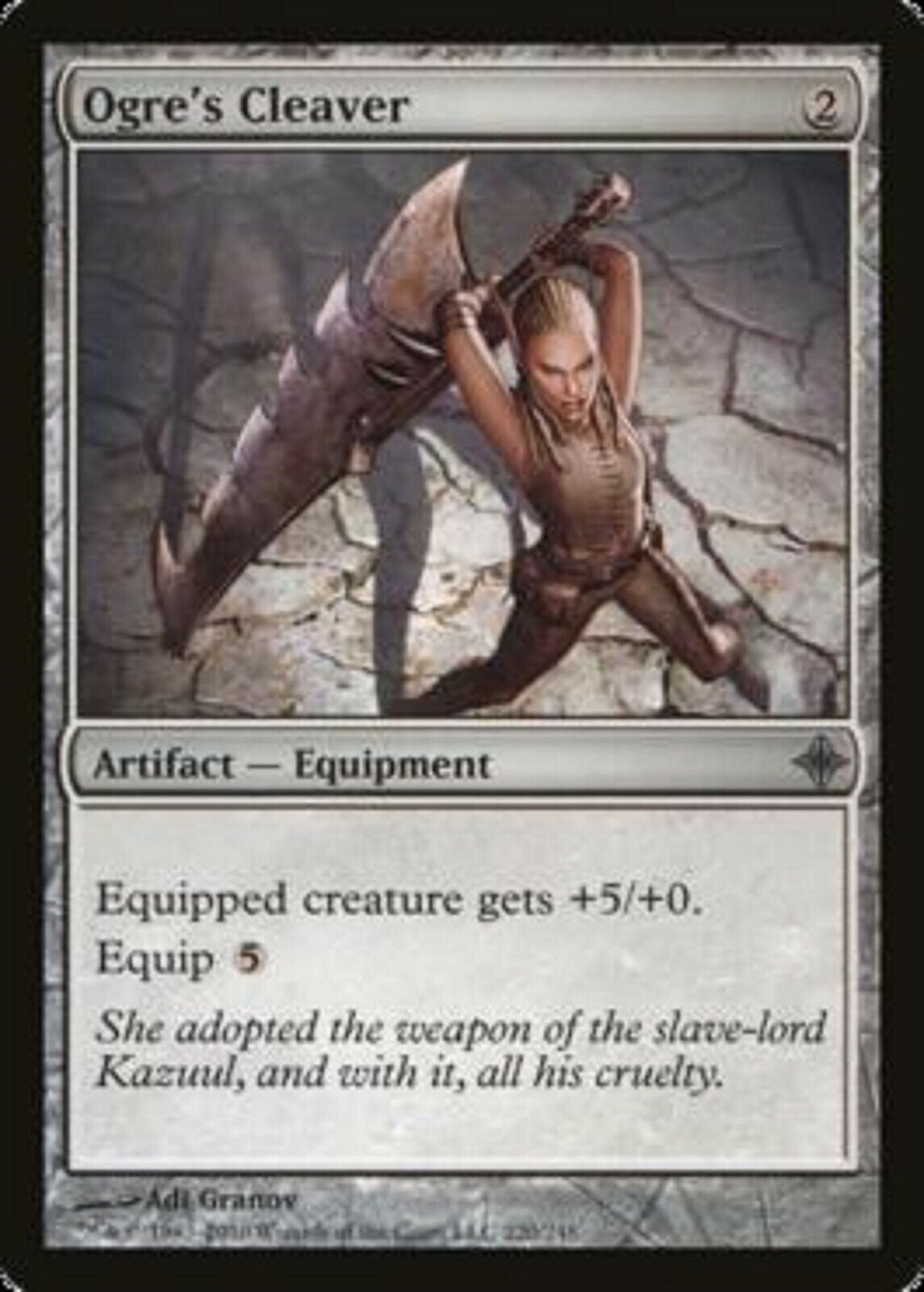 MTG 1x Ogre's Cleaver Rise of the Eldrazi card MTG Magic the Gathering Omniphustoys MTG 1x Ogre's Cleaver Rise of the Eldrazi card MTG Magic the Gathering Omniphustoys