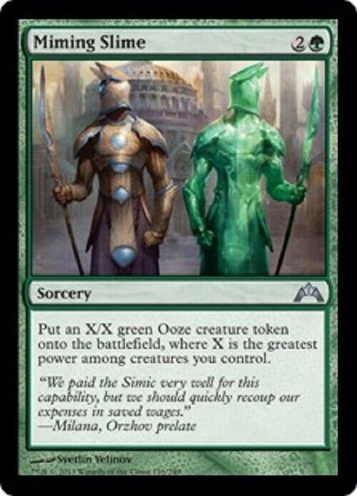 MTG MTG 1x Miming Slime GTC Gatecrash Card Magic The Gathering