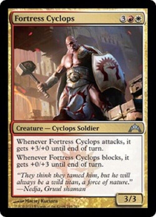 MTG MTG 1x Fortress Cyclops Gatecrash Magic The Gathering card