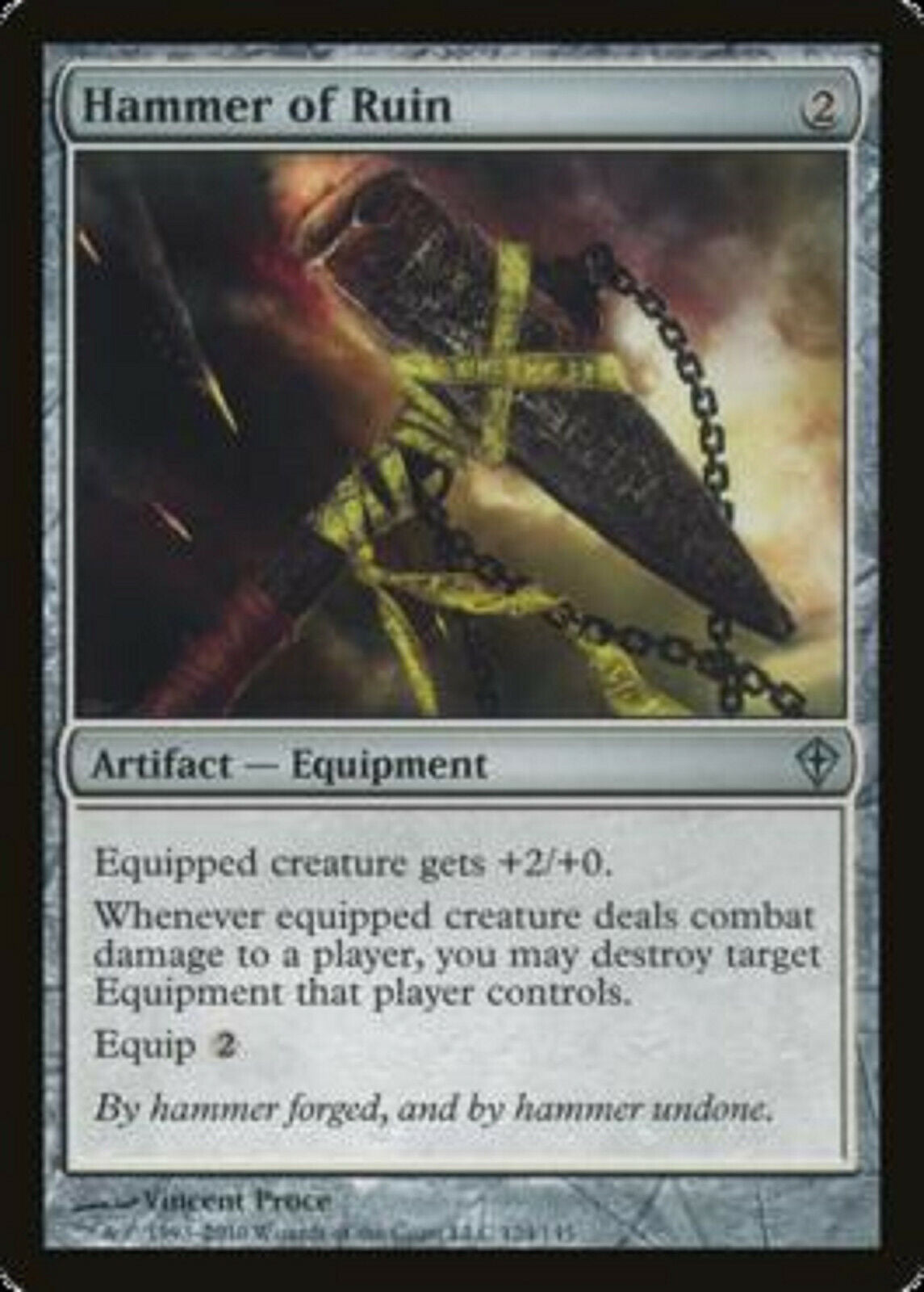 mtg worldwake cards MTG MTG 1x Hammer of Ruin Worldwake card Magic the Gathering – Omniphustoys