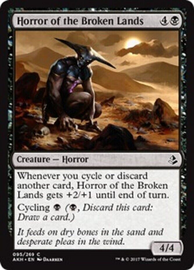 MTG MTG 4x Horror of the Broken Lands Amonkhet cards Magic The Gathering