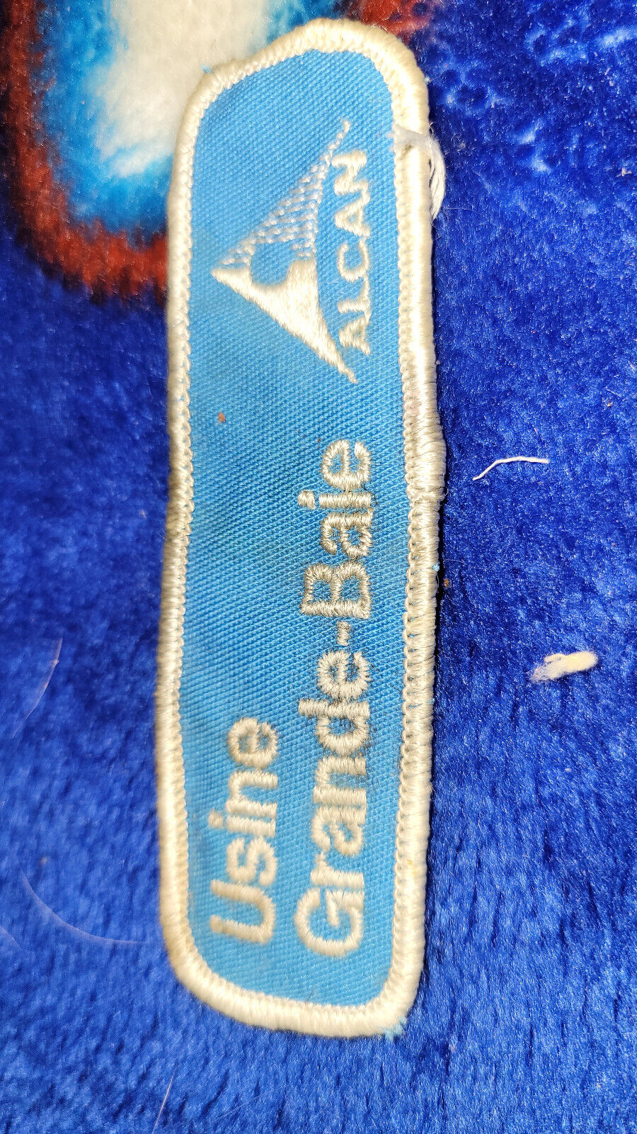 Vintage Shoulder Patche Souvenir Usine Grande-Baie Alcan