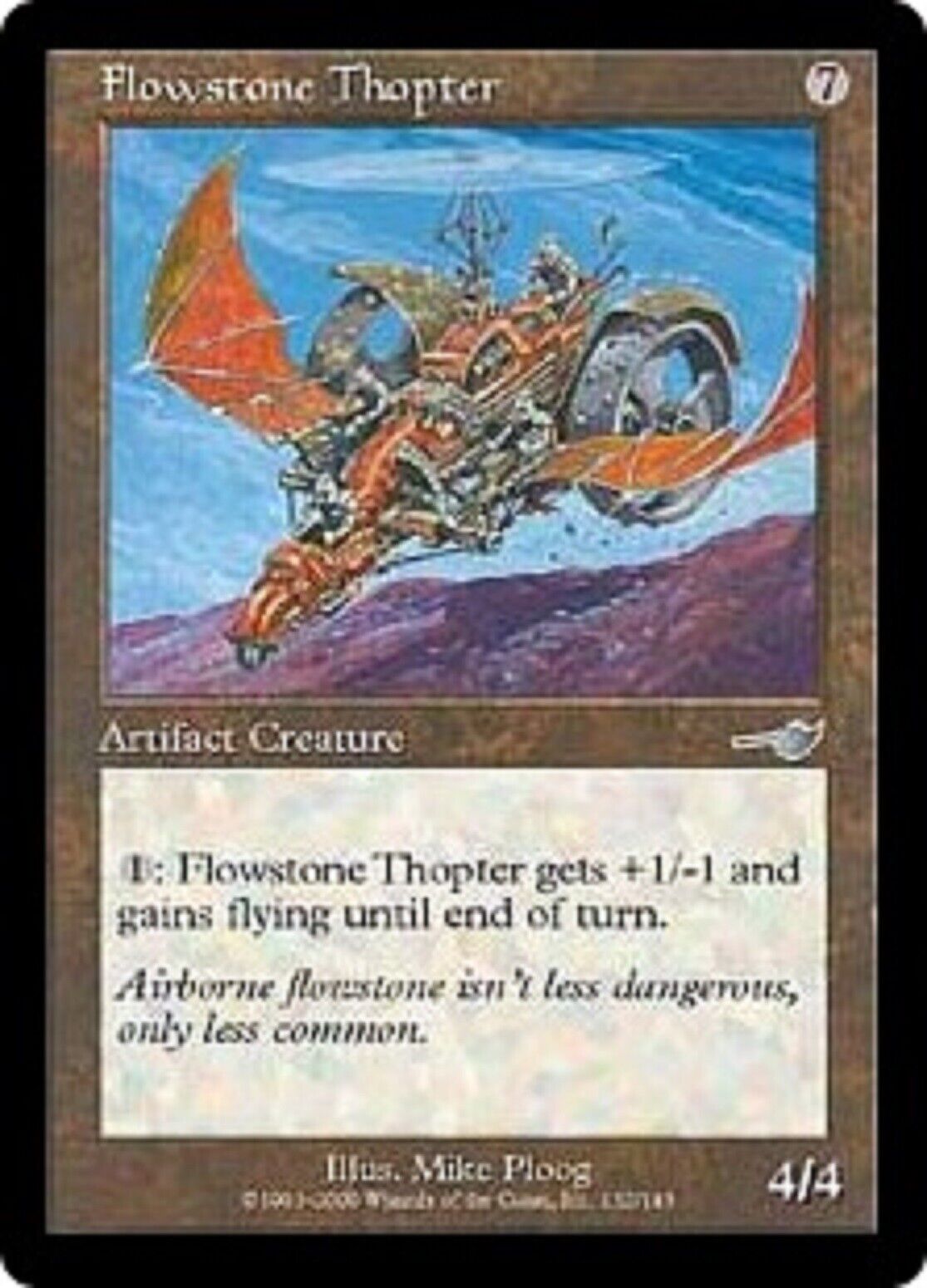 MTG 1x Flowstone Thopter Nemesis card Magic the Gathering