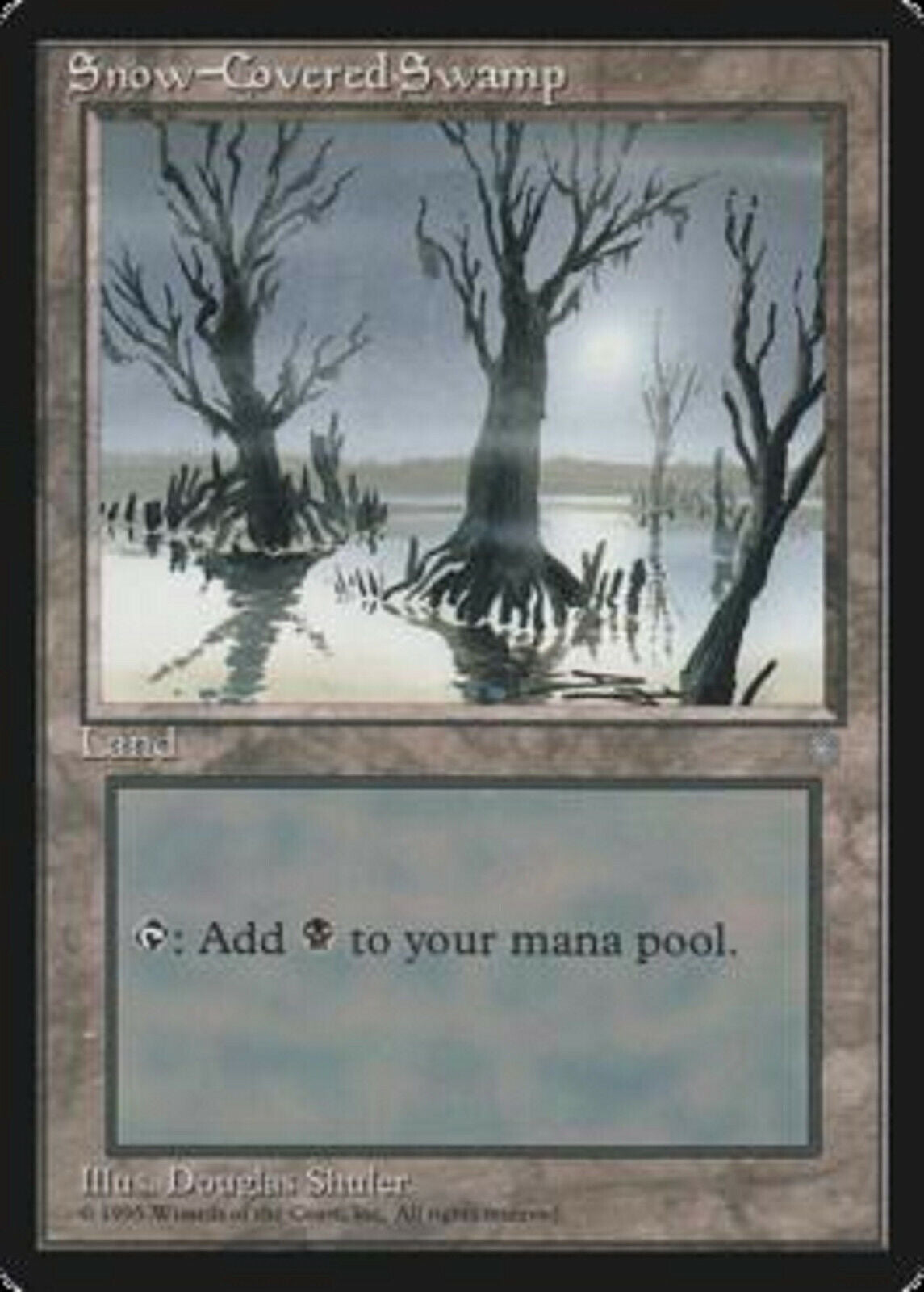 MTG MTG 1x Snow-Covered Swamp Ice Age Magic the gatherine card Omniphustoys MTG MTG 1x Snow-Covered Swamp Ice Age Magic the gatherine card Omniphustoys