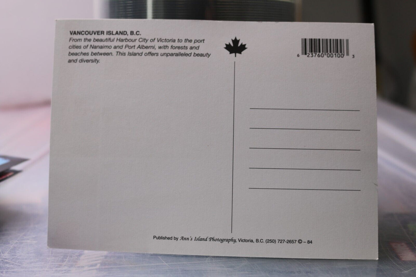 Vintage Post Card Vancouver Island British Columbia Harbour City Victoria