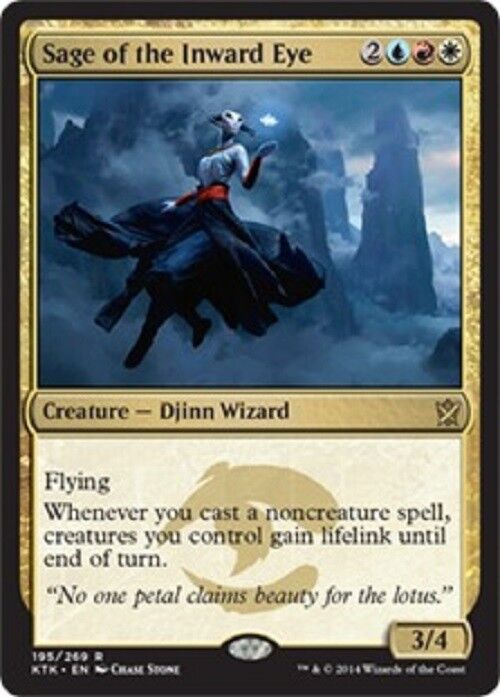 MTG 1x Sage of the Inward Eye Khans of Tarkir Magic the Gathering card MTG
