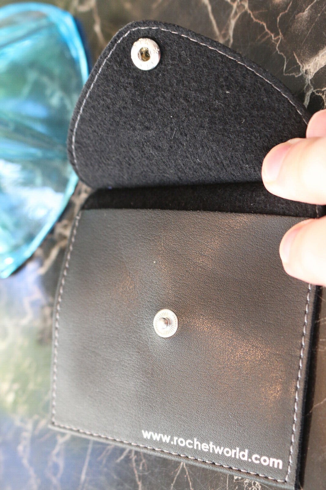 Rochet World Pocket Watch Case Protector Leather