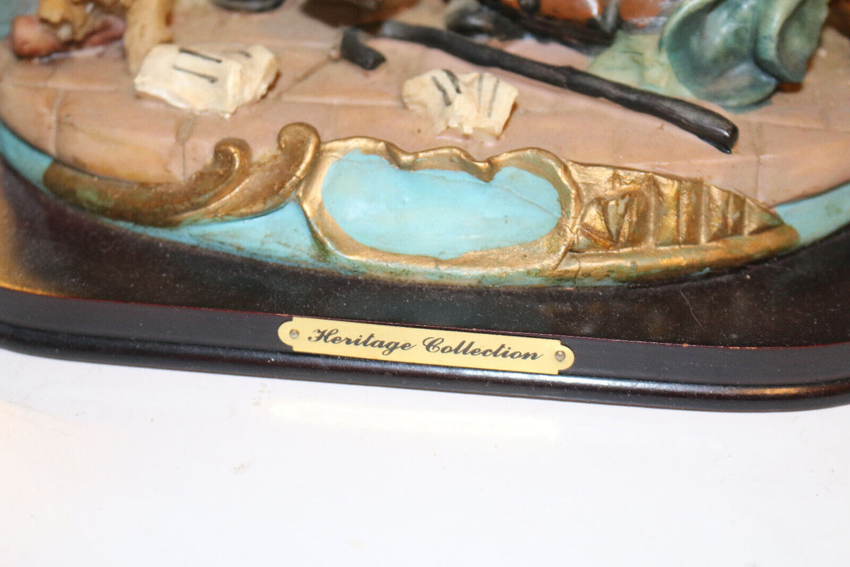 Porcelaine De Capodimonte Barbier, Client Statue Coiffeur Heritage Collection