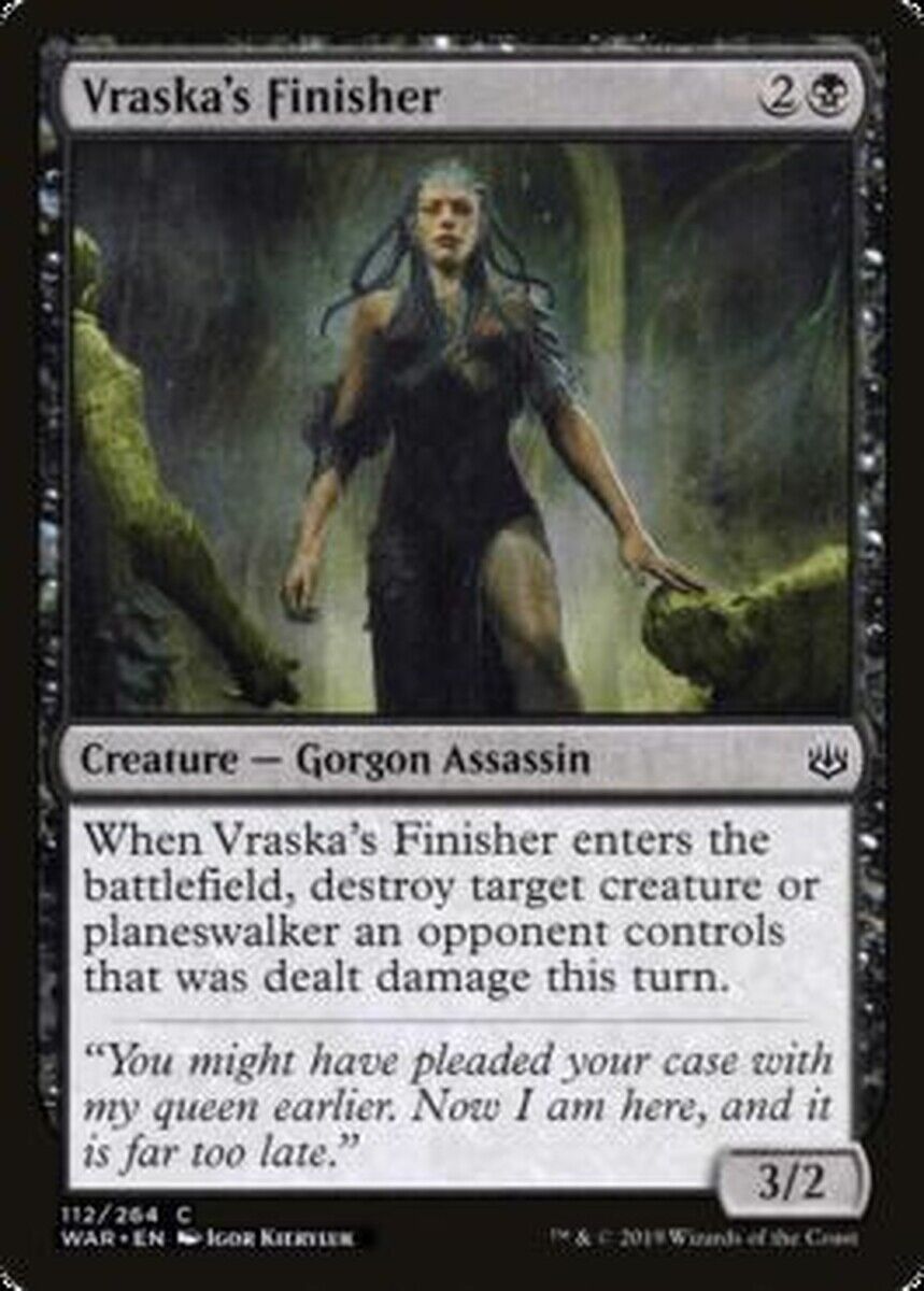 MTG MTG 4x Vraska's Finisher War of the Spark Cards Magic The Gathering NM