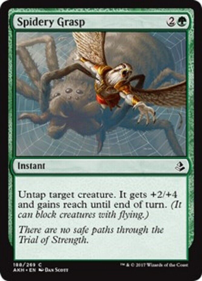 MTG MTG 4x Spidery Grasp Amonkhet cards Magic The Gathering