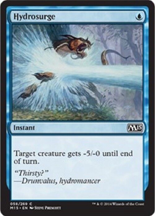 MTG MTG Hydrosurge 2015 Core Set (C) X4 4x Magic the GAthering - Draw Two Cards