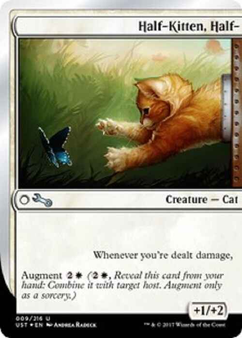 MTG 1x Half-Kitten, Half- Unstable Card Magic the Gathering MTG