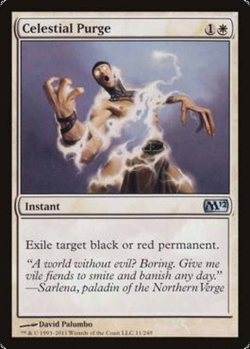 MTG MTG 1x Celestial Purge Magic 2012 MTG Magic the gatherine card