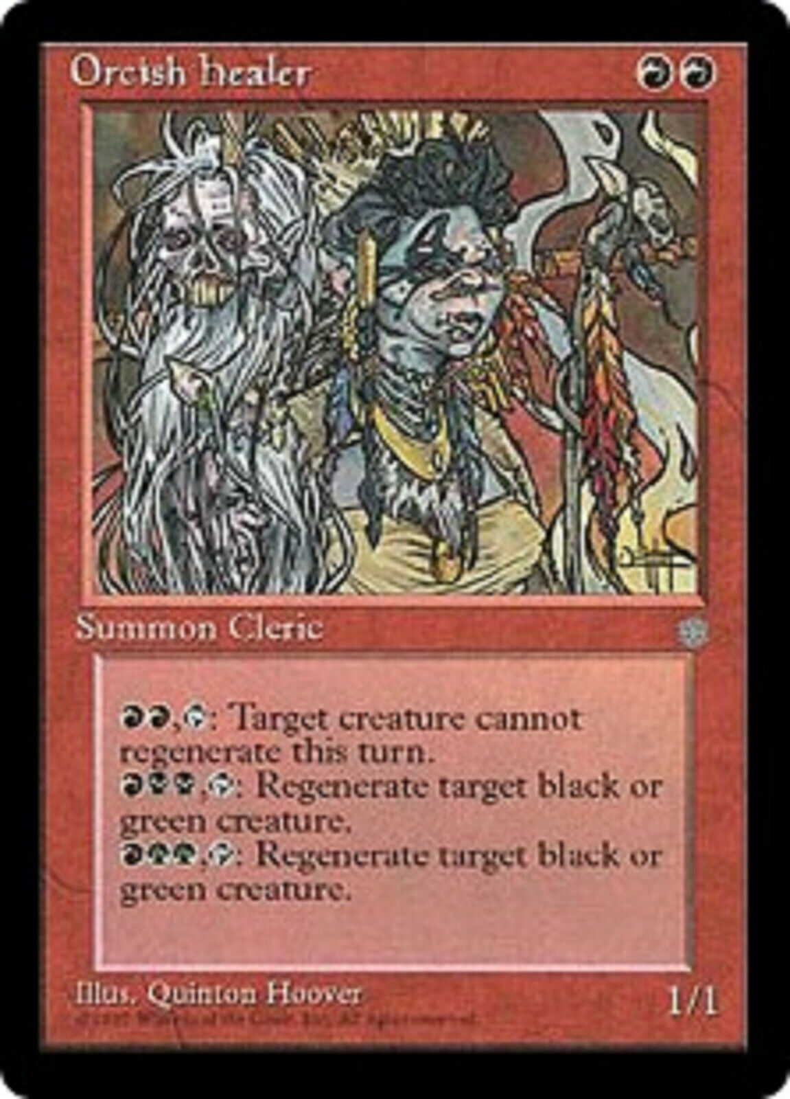 how many unique cards are in mtg MTG 1x Orcish Healer Ice Age Magic the Gathering card Uncommun MTG –  Omniphustoys