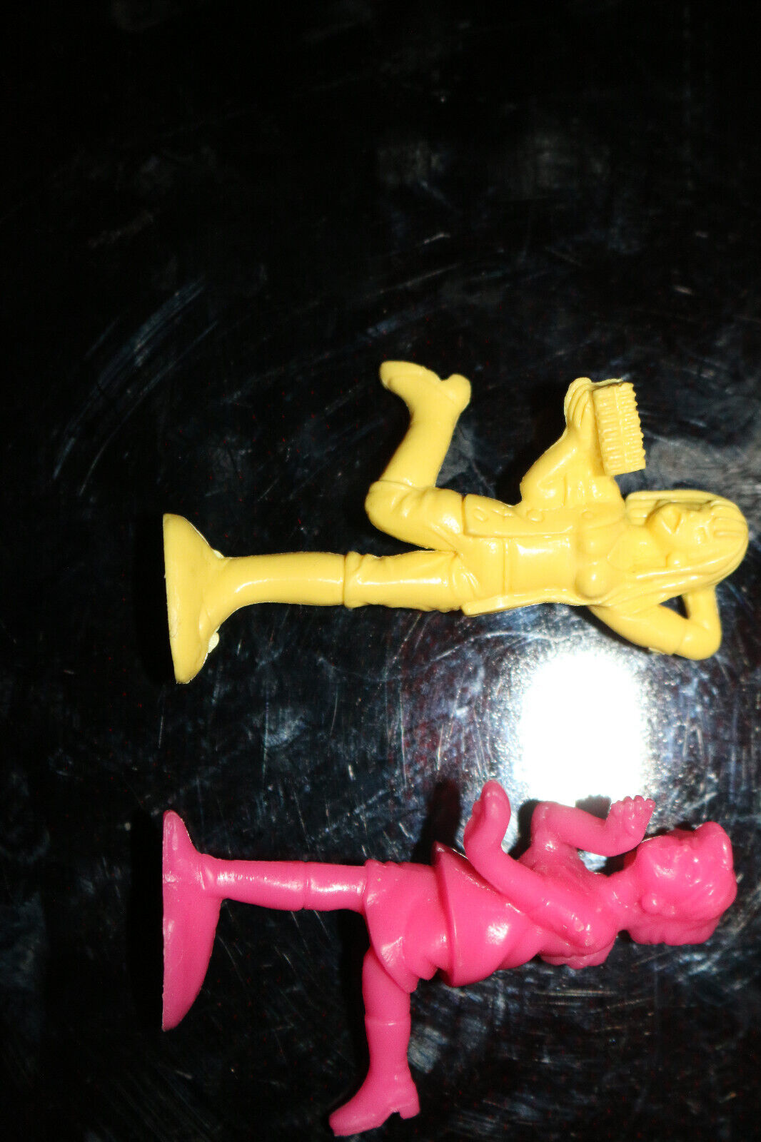 Vintage C.U.T.I.E Girls M.U.S.C.L.E Men Toy Figures Bitsy Babies X 4 1980S 1986