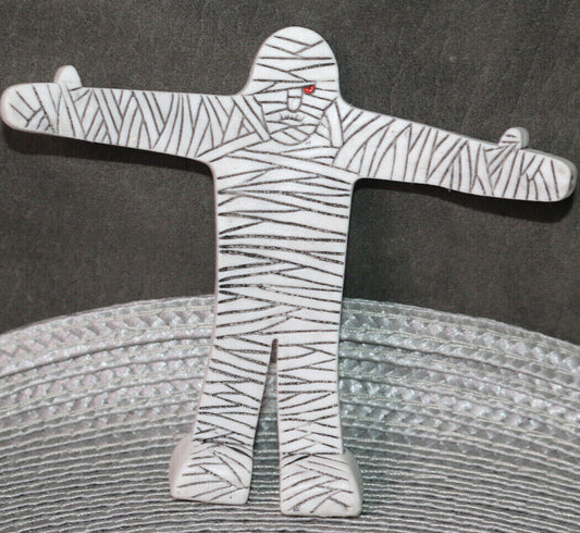 Vintage Vtg 1988 Frightful Bendables Dakin Monsters Mummy Figure Figurine Toy