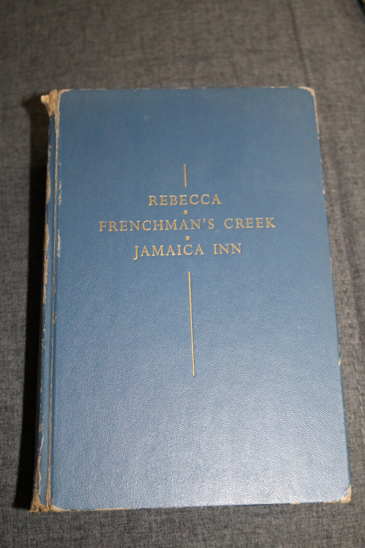 Three Romantic Novels Of Cornwall Daphne Du Maurier Book Antique Hardcover Vtg