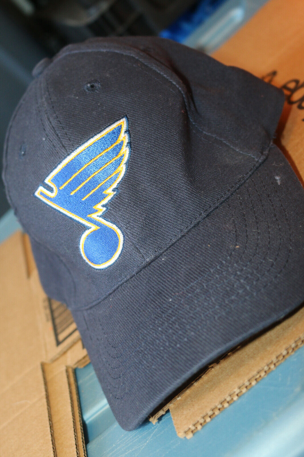 St. Louis Blues Hat/ Blues Hat/ Embroidered Blues Hat/ Navy 