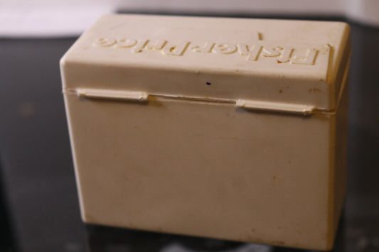 Vtg Fisher Price Bandages Box Bandaids Doctor First Aid Medical Toy Pretend Play