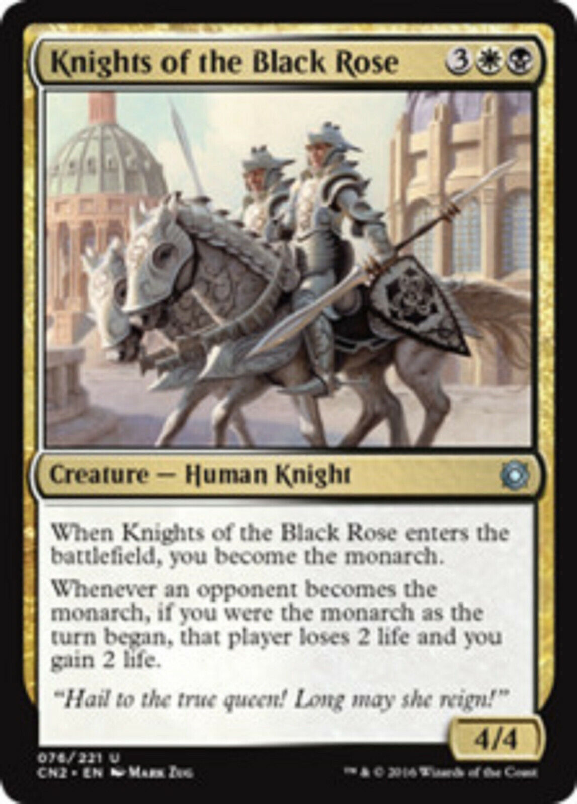 MTG MTG 1x Knights of the Black Rose Conspiracy: Take the crown Magic The Gathering