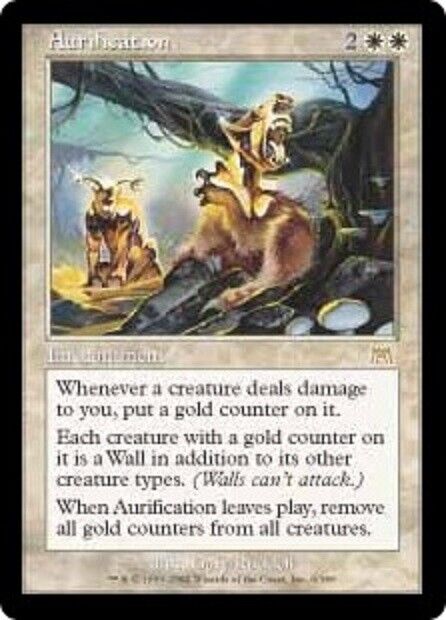 MTG 1x Aurification Onslaught card MTG Magic the Gathering Omniphustoys MTG 1x Aurification Onslaught card MTG Magic the Gathering Omniphustoys