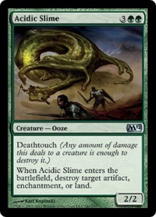 MTG 1x Acidic Slime M12 Magic 2012 MTG Magic the Gathering card NM