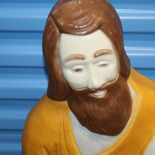 Union Don Featherstone Christmas Blow Mold Mary Joseph Jesus Works #7440