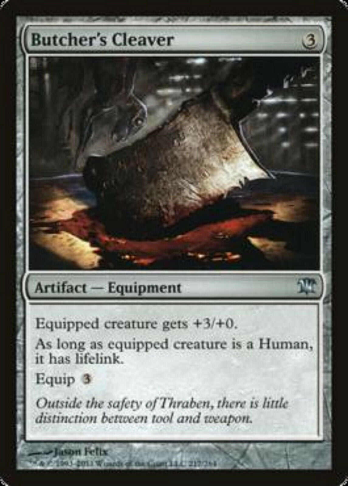 MTG 1x Butcher's Cleaver Innistrad NM card Magic the Gathering