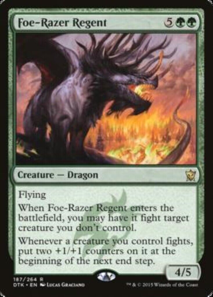 MTG 1x Foe-Razer Regent Dragons of Tarkir MTG Magic the Gathering