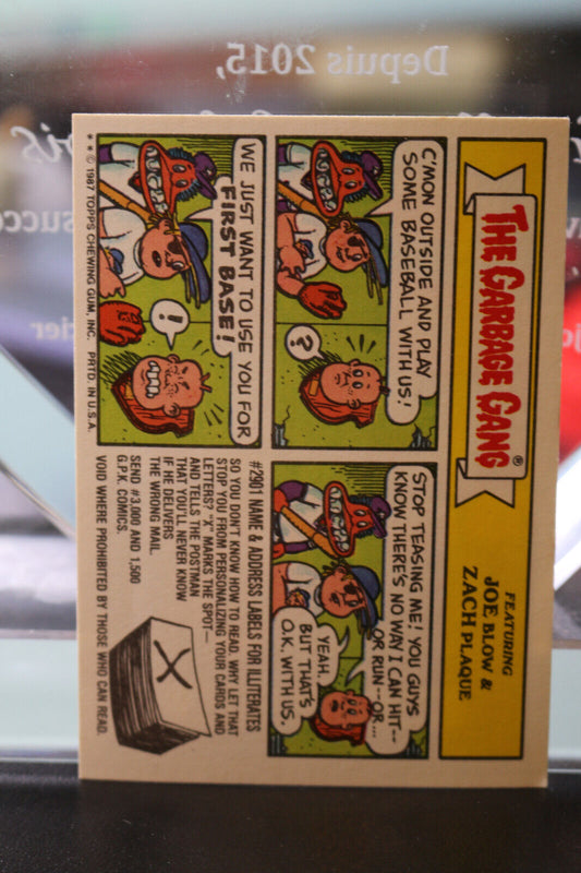 Yo Yolanda 1987 Garbage Pail Kids Sticker Gpk #414B Nm-Mint Sharp Corners