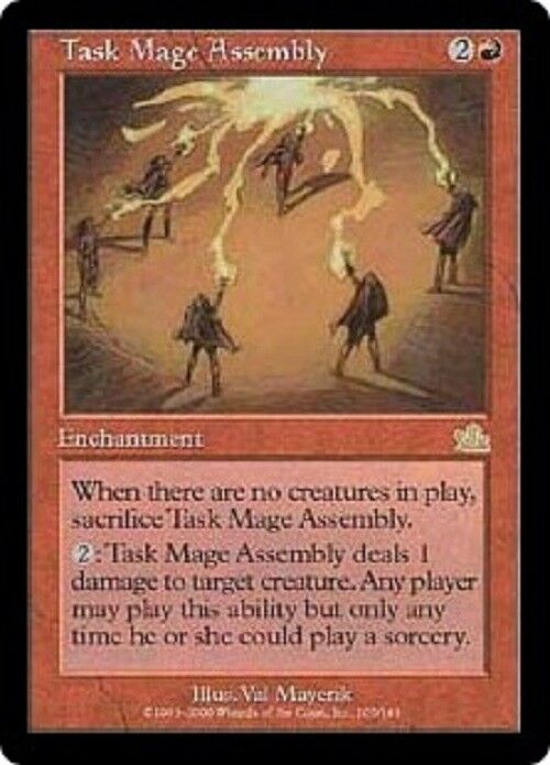 MTG 1x Task Mage Assembly Prophecy Mtg Magic The Gathering Card Commander