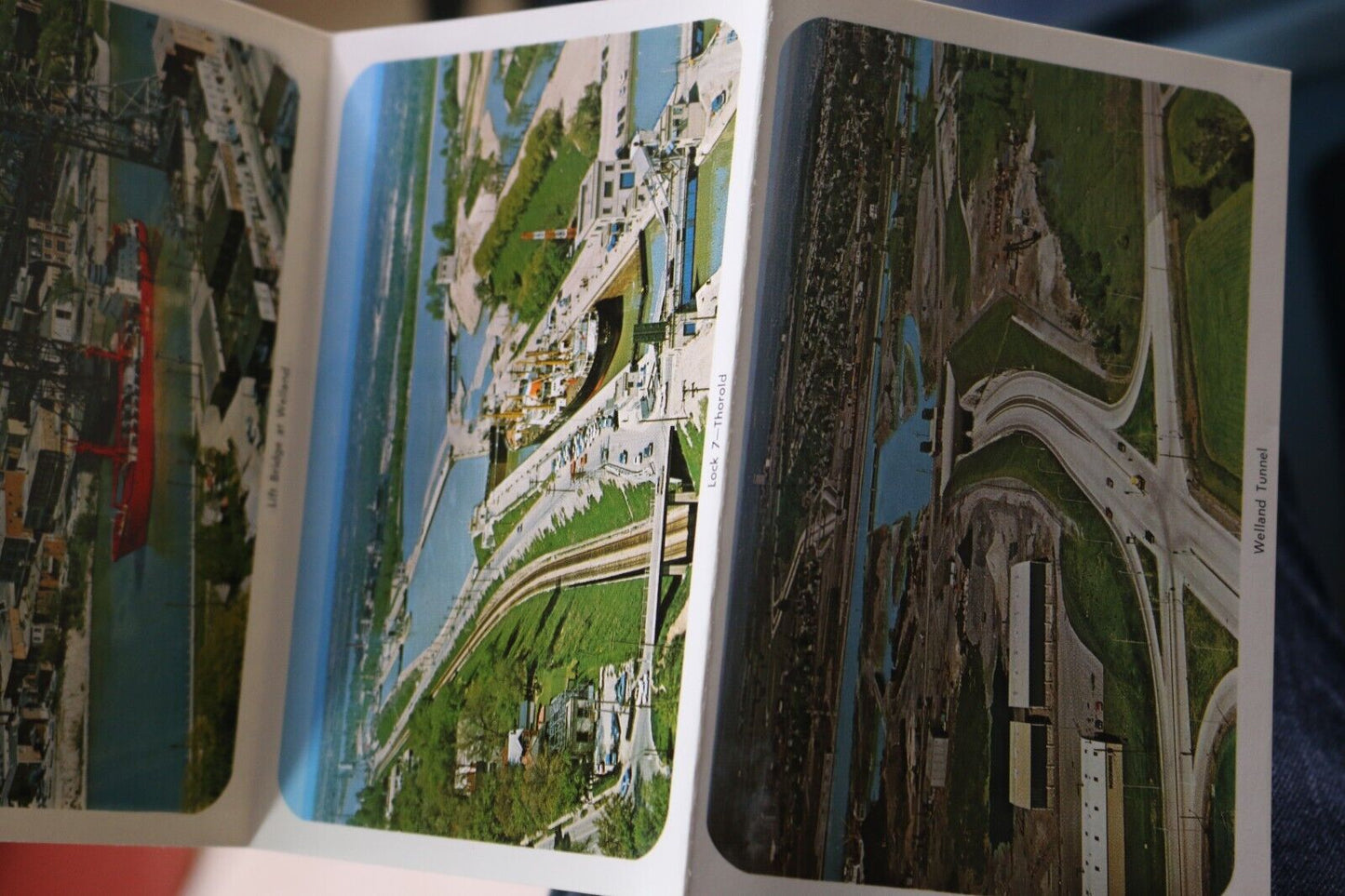 Vintage Post Card Welland Ship Canal Boat Travel