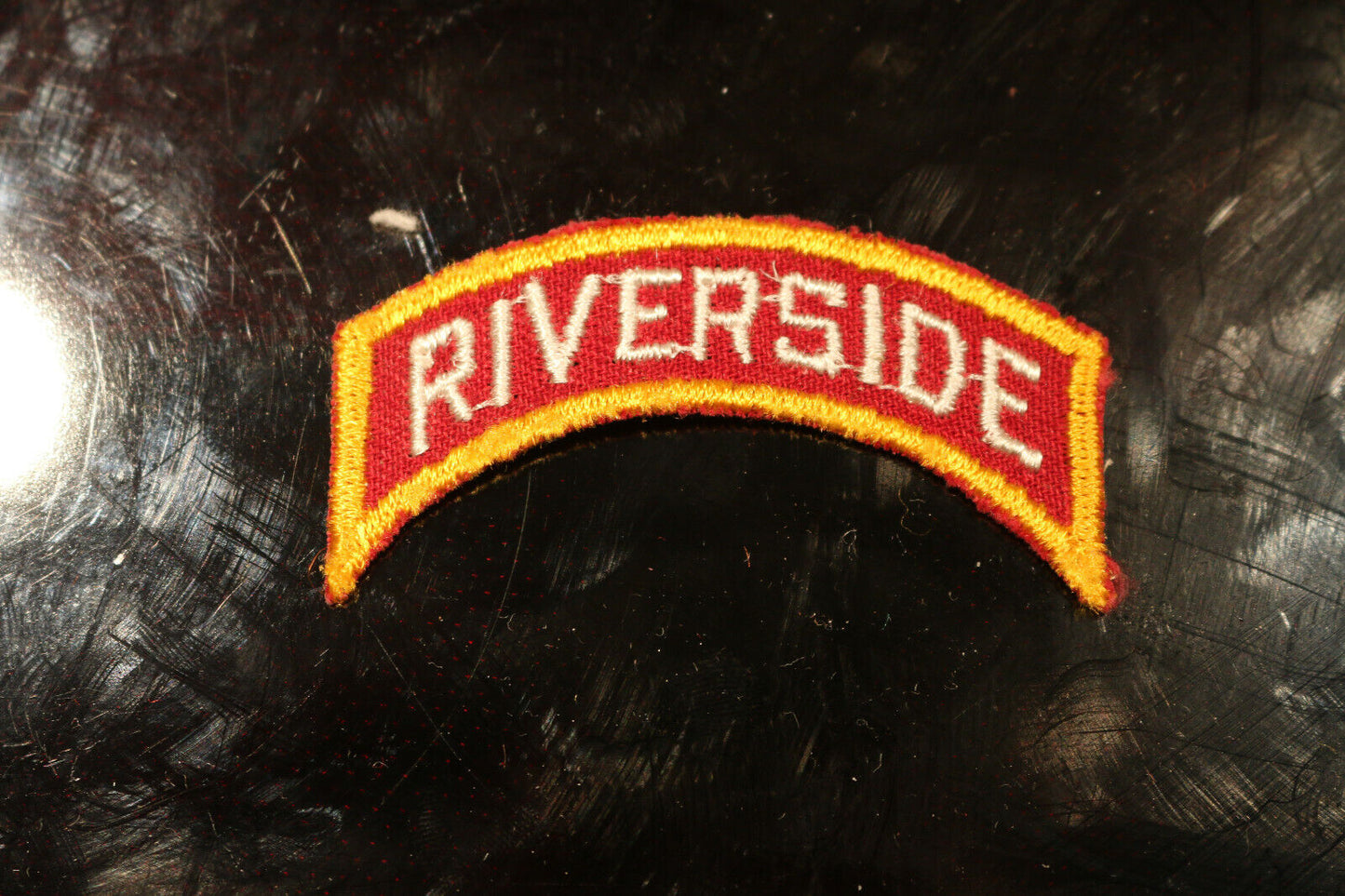 Vintage Shoulders Patches Souvenir Riverside