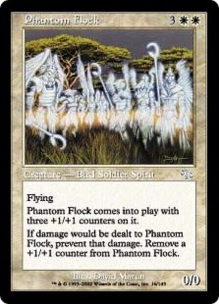 MTG 1x Phantom Flock Judgment card MTG Magic the Gathering
