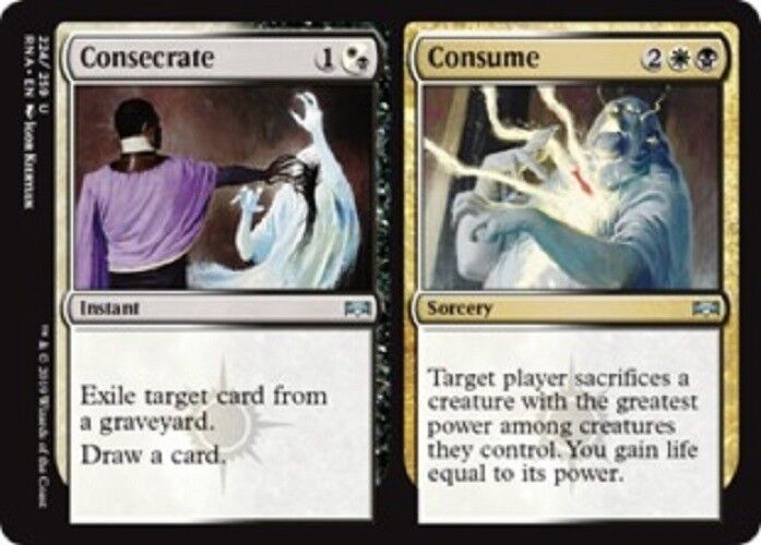 MTG 1x Consecrate // Consume Ravnica Allegiance Unplayed NM Card