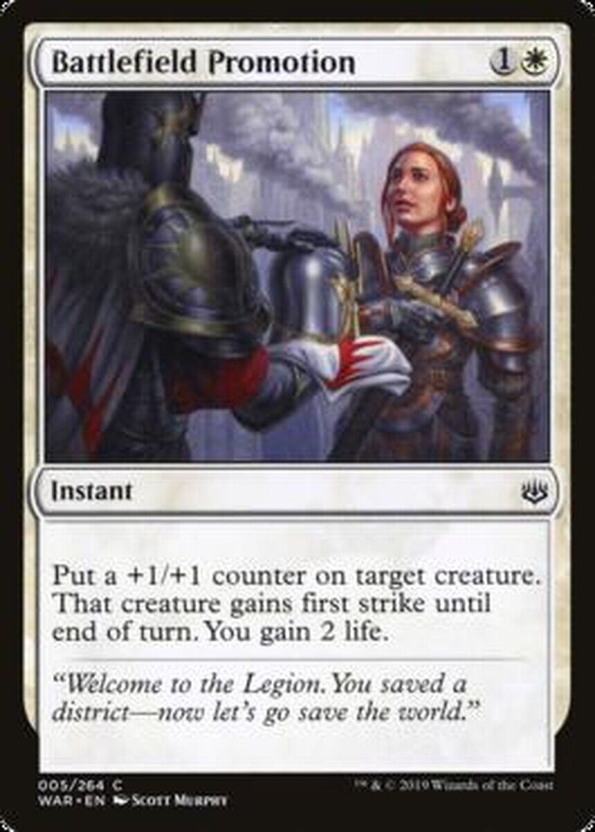 MTG MTG 4x Battlefield Promotion War of the Spark Cards Magic The Gathering NM