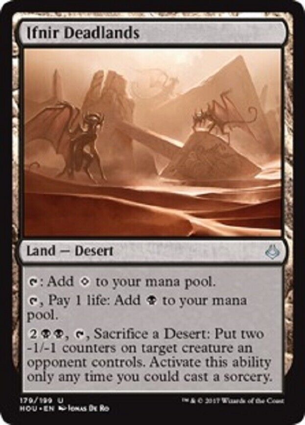 MTG 1x mtg Ifnir Deadlands Hour of Devastation card Magic the Gathering