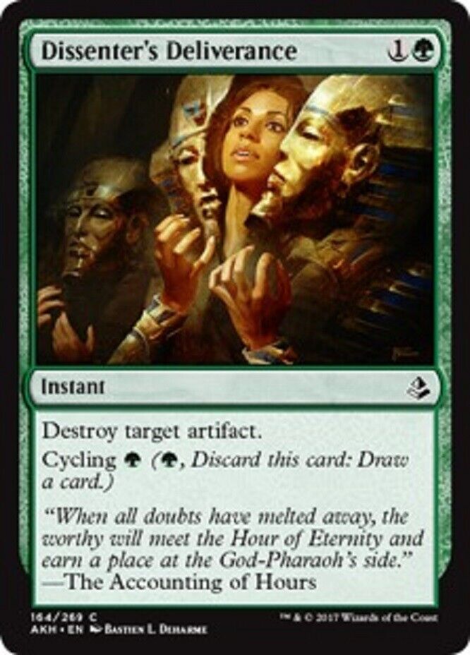 MTG MTG 4x Dissenter's Deliverance Amonkhet cards Magic The Gathering –  Omniphustoys